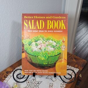 Better Homes & Gardens Salad Book Vintage 1969 Over 400 Recipes Hardback HC USA
